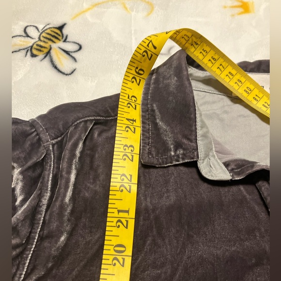 Bella Dahl Button Up Velvet Tunic - Picture 10 of 10